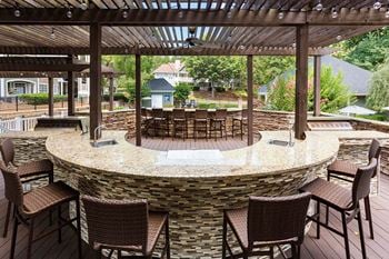 Gourmet outdoor kitchen